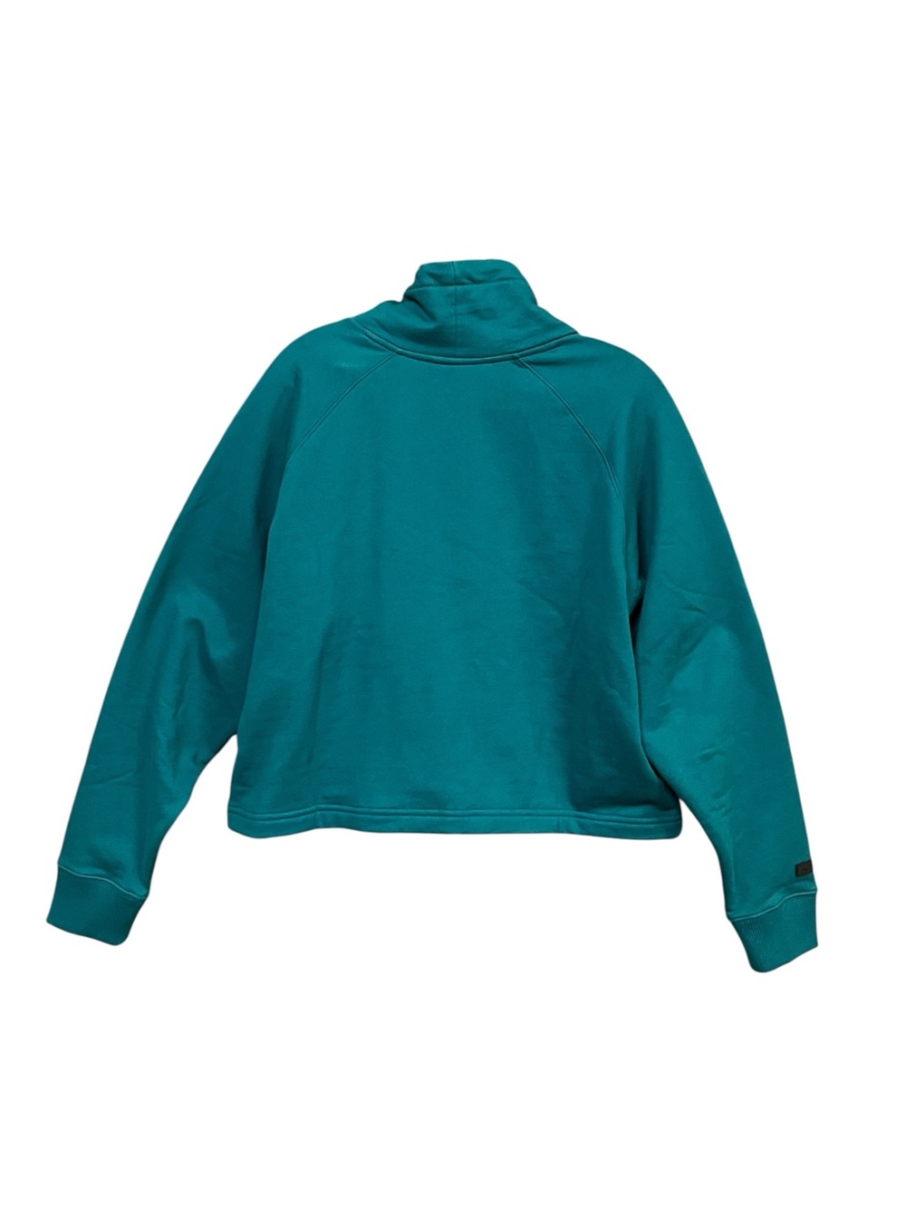 Bad Birdie Rec League Sweatshirt Women L Teal Green Golf Fleece Pullover Cropped - Picture 2 of 11